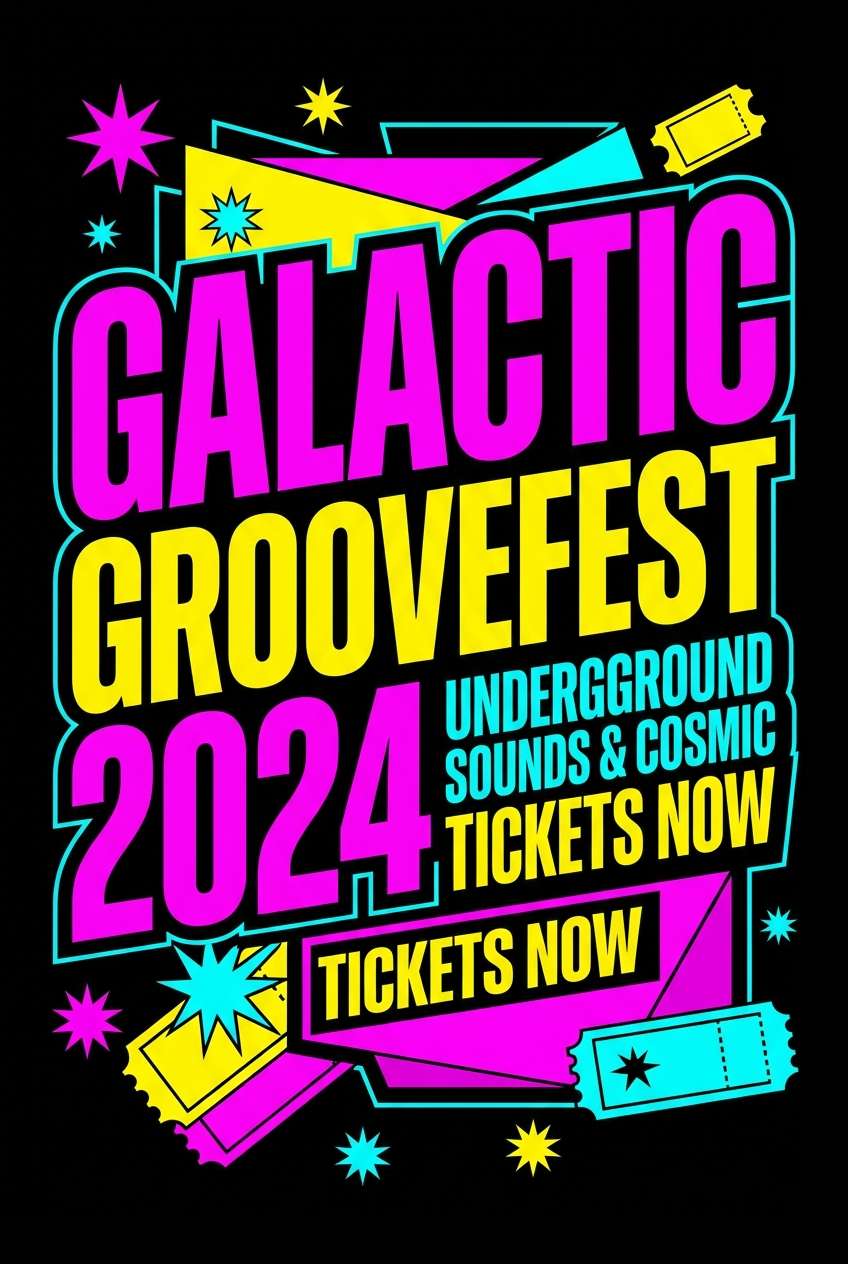 carnival style event poster