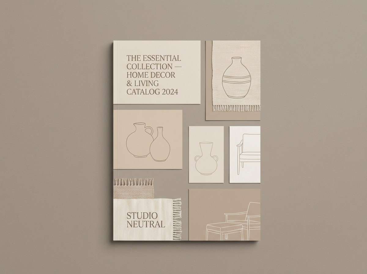 minimal catalog cover