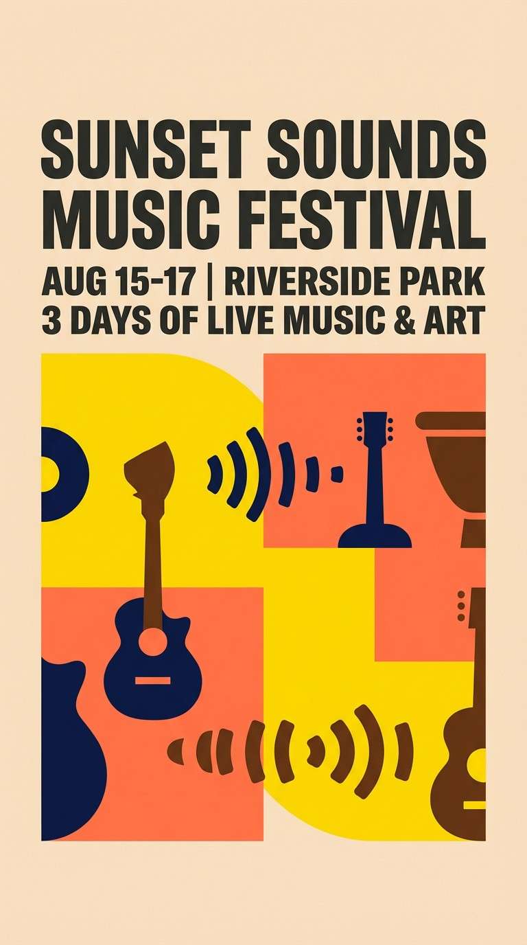 warm festival poster