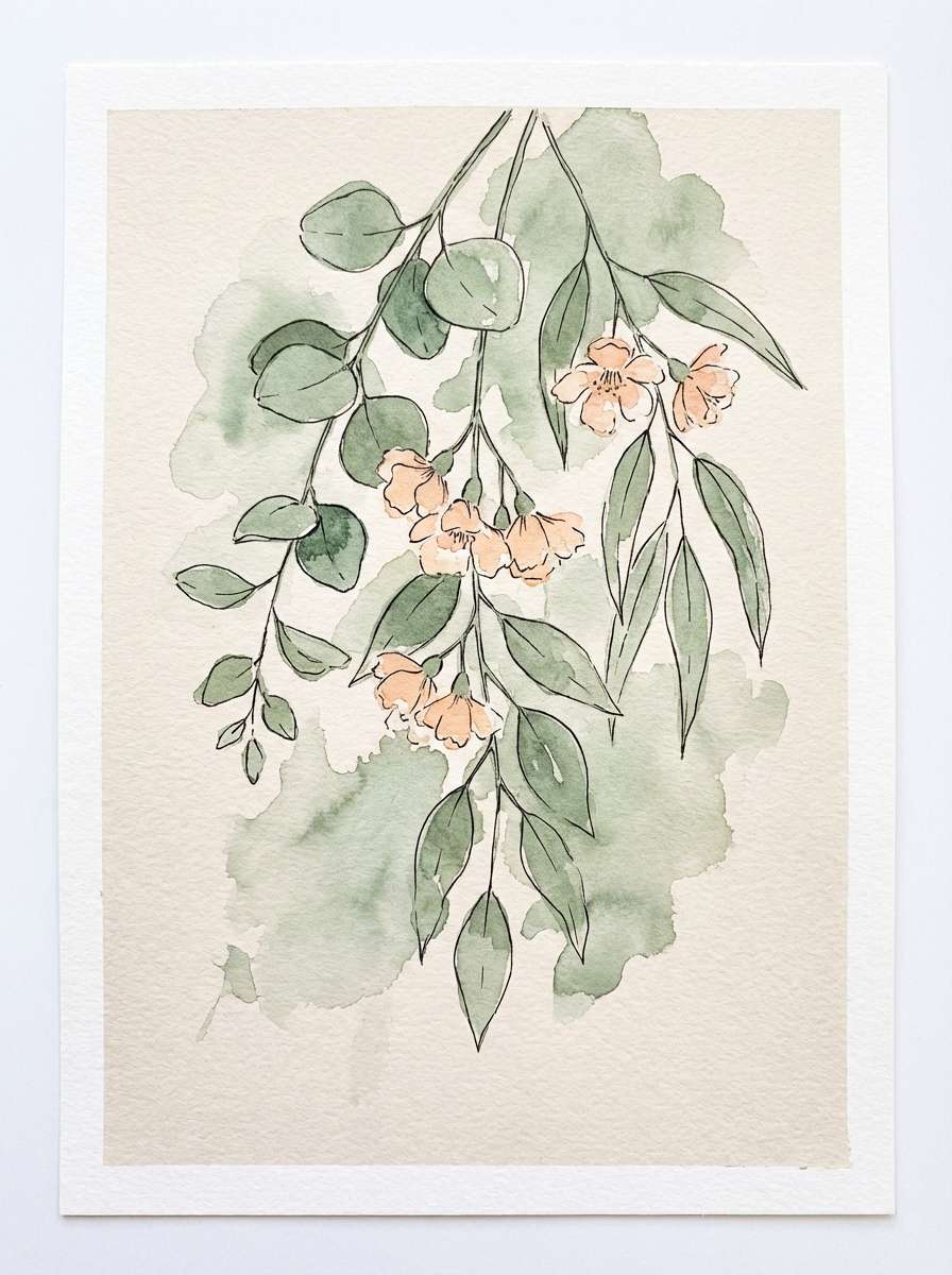 watercolor botanical illustration