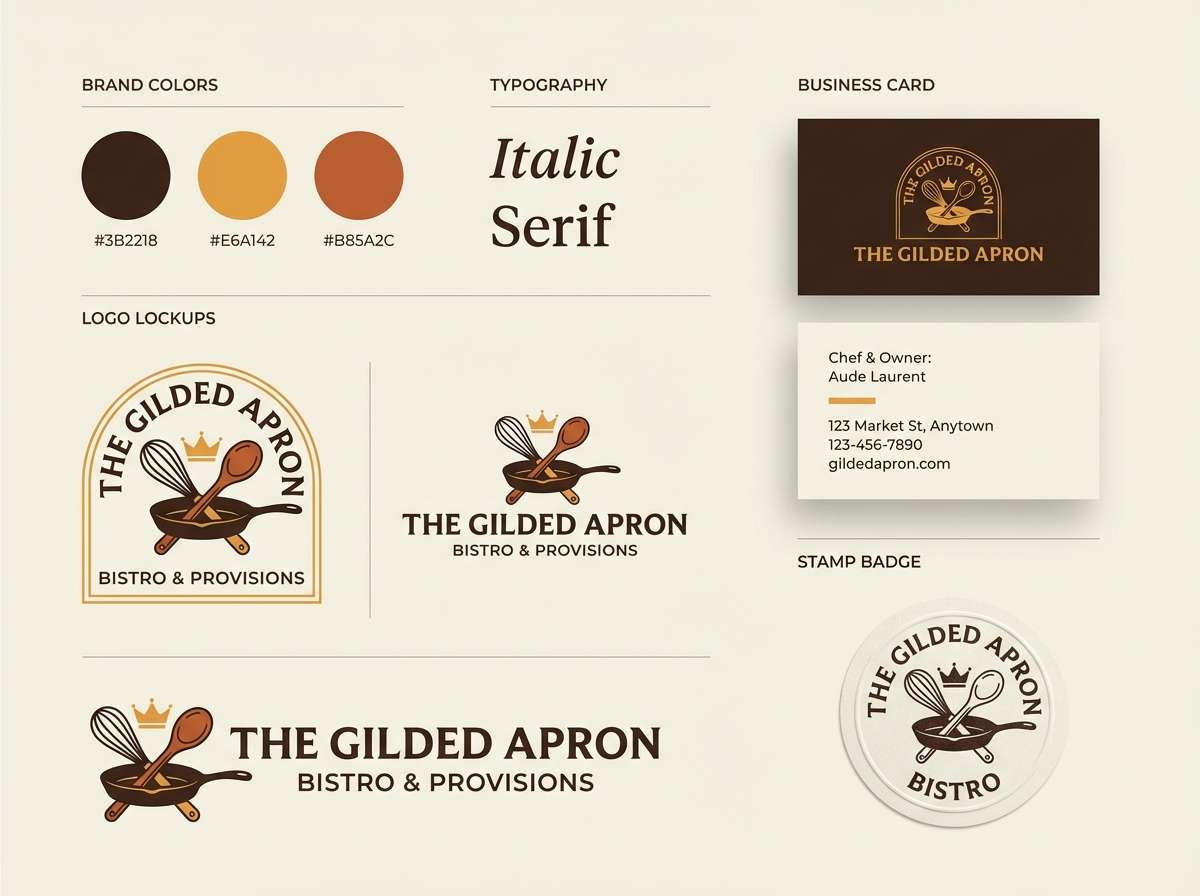 bistro logo brand kit