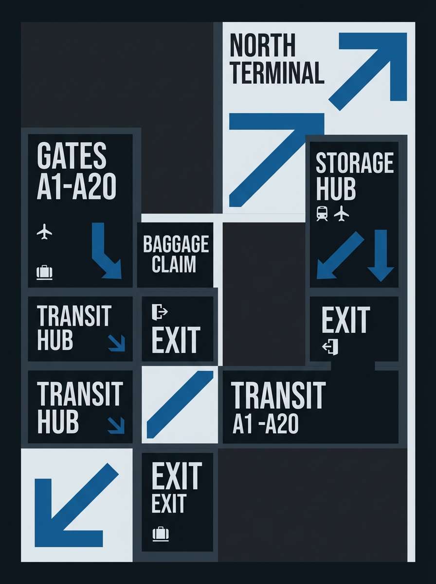 wayfinding poster design
