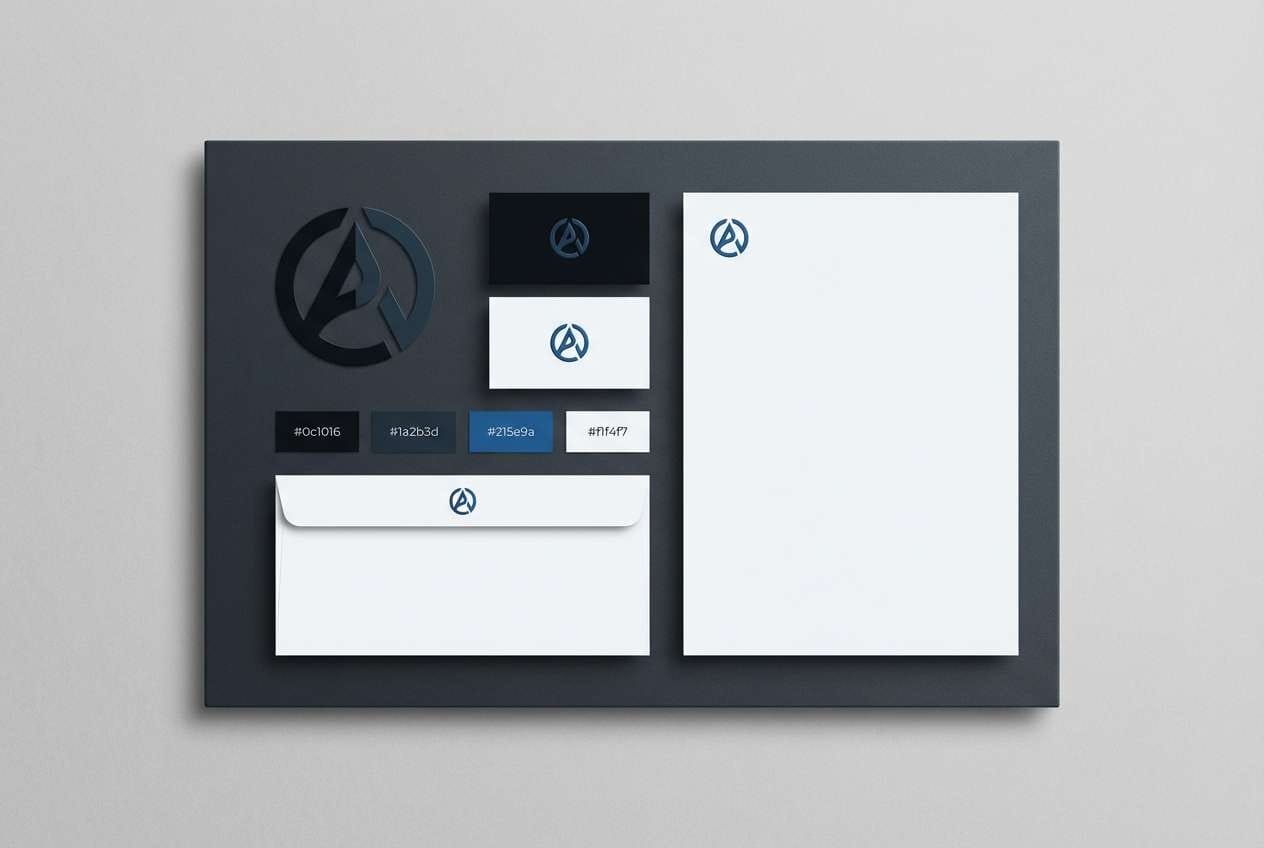 brand identity board studio