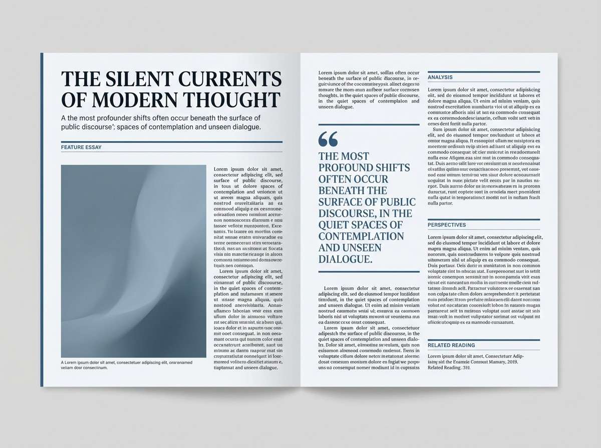 magazine article layout