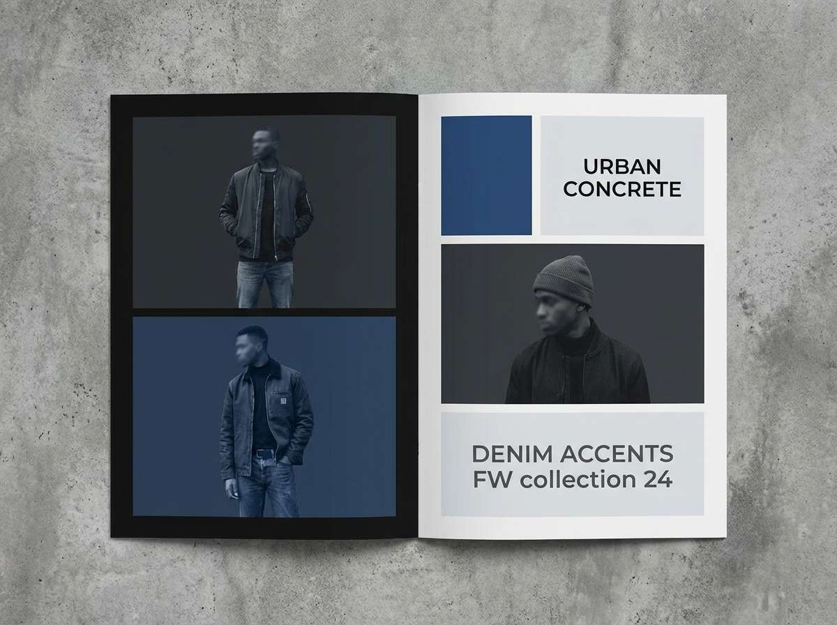 streetwear lookbook page