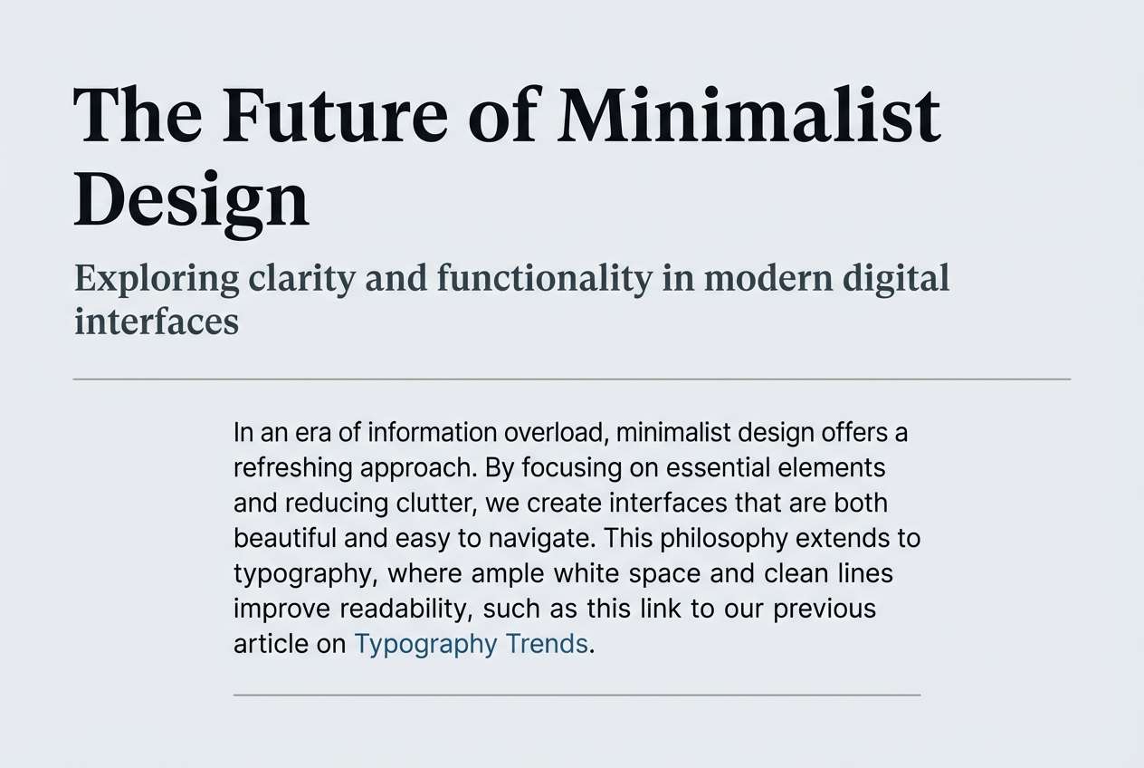 blog typography style sheet