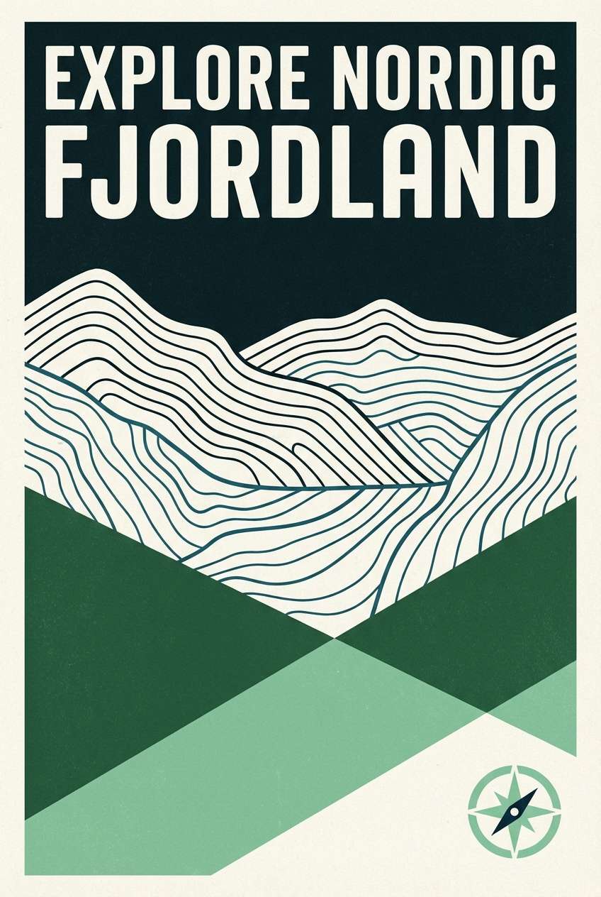 minimal travel poster