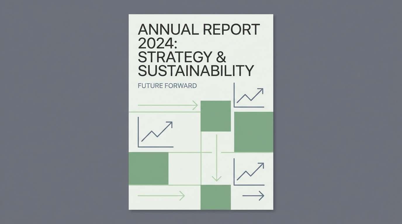 corporate report cover