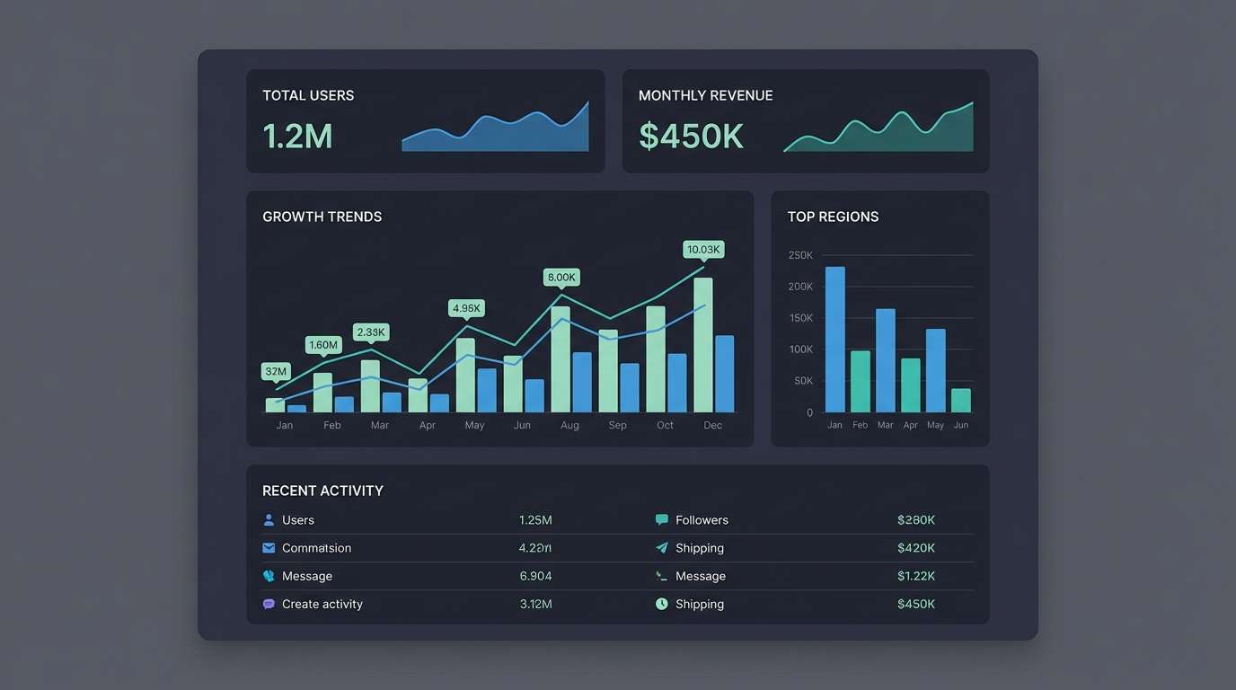 analytics dashboard ui
