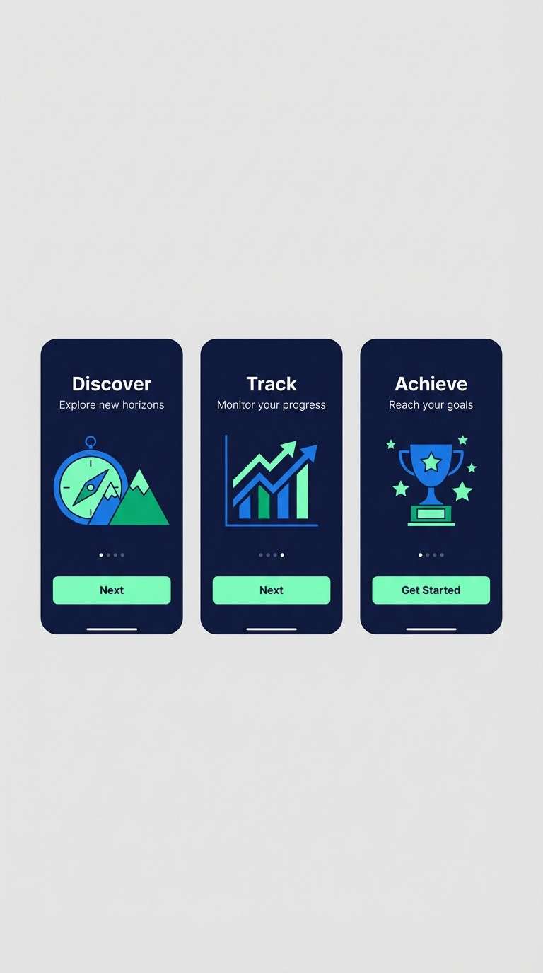 app onboarding screens