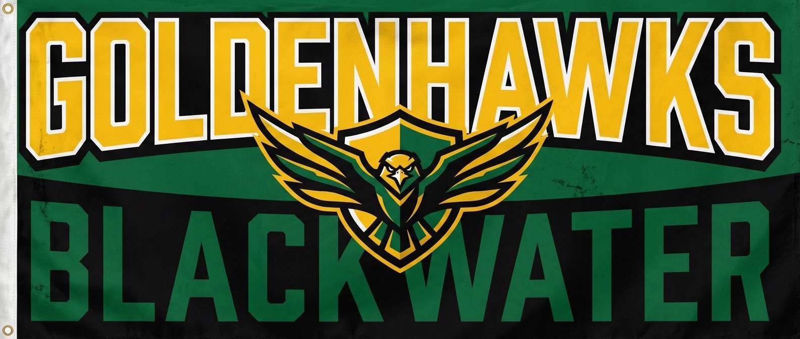 sports banner typography