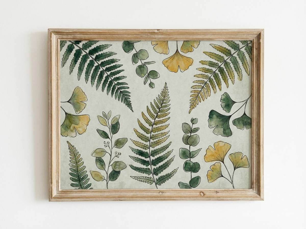 watercolor botanical print