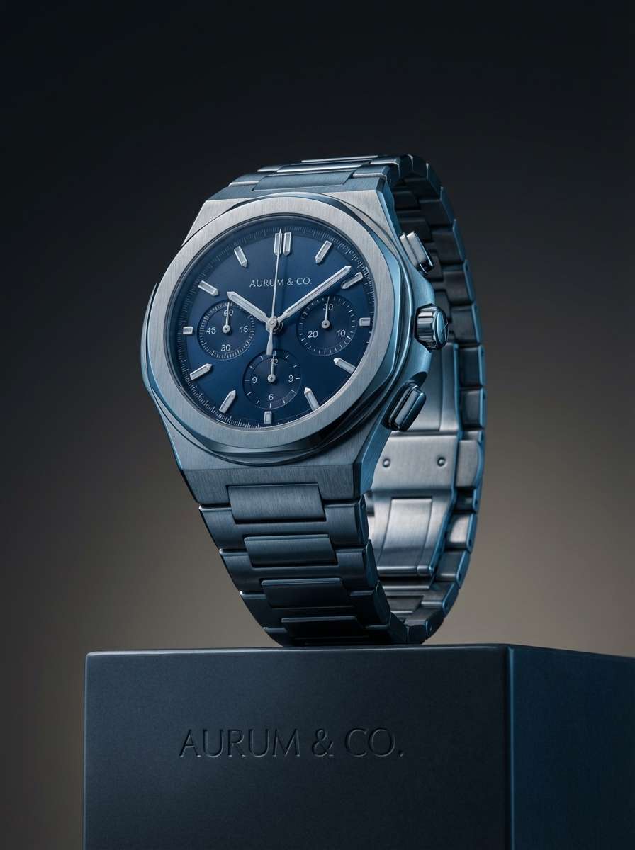 luxury watch studio ad