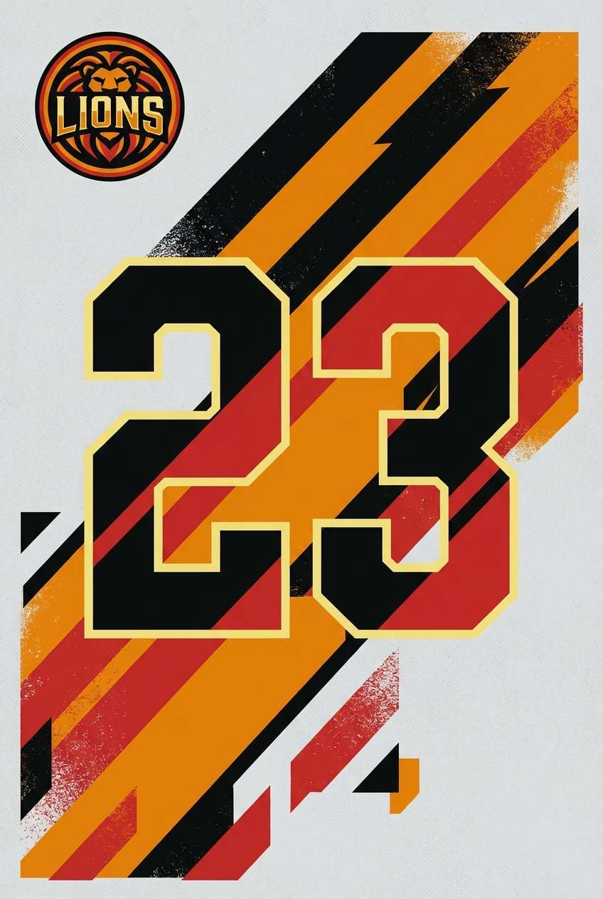 vintage sports poster design