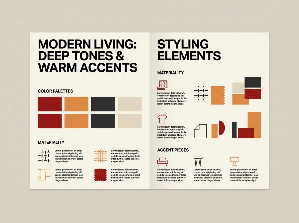 minimal editorial page layout