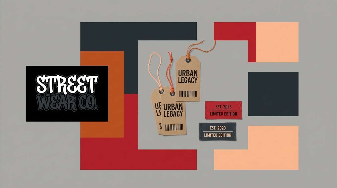 streetwear brand board mockup