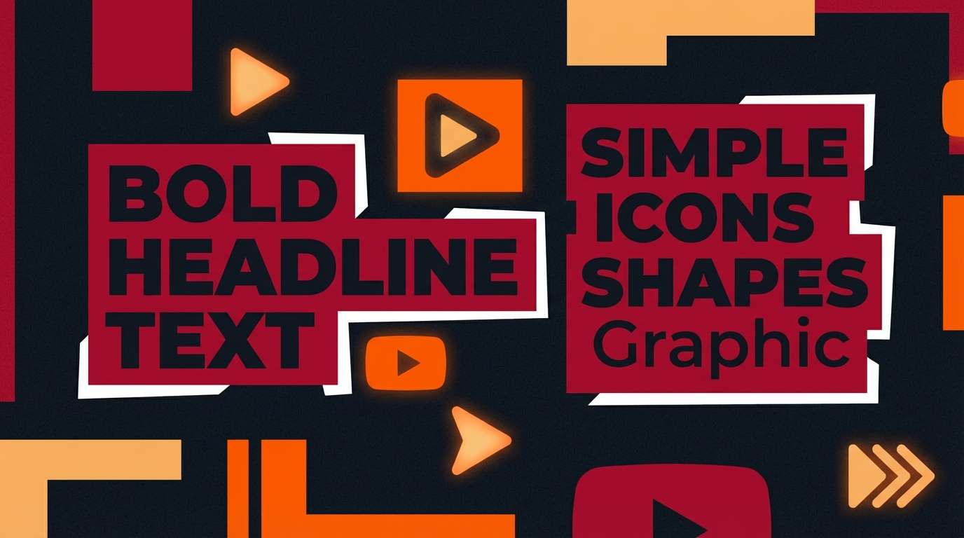 bold youtube thumbnail template