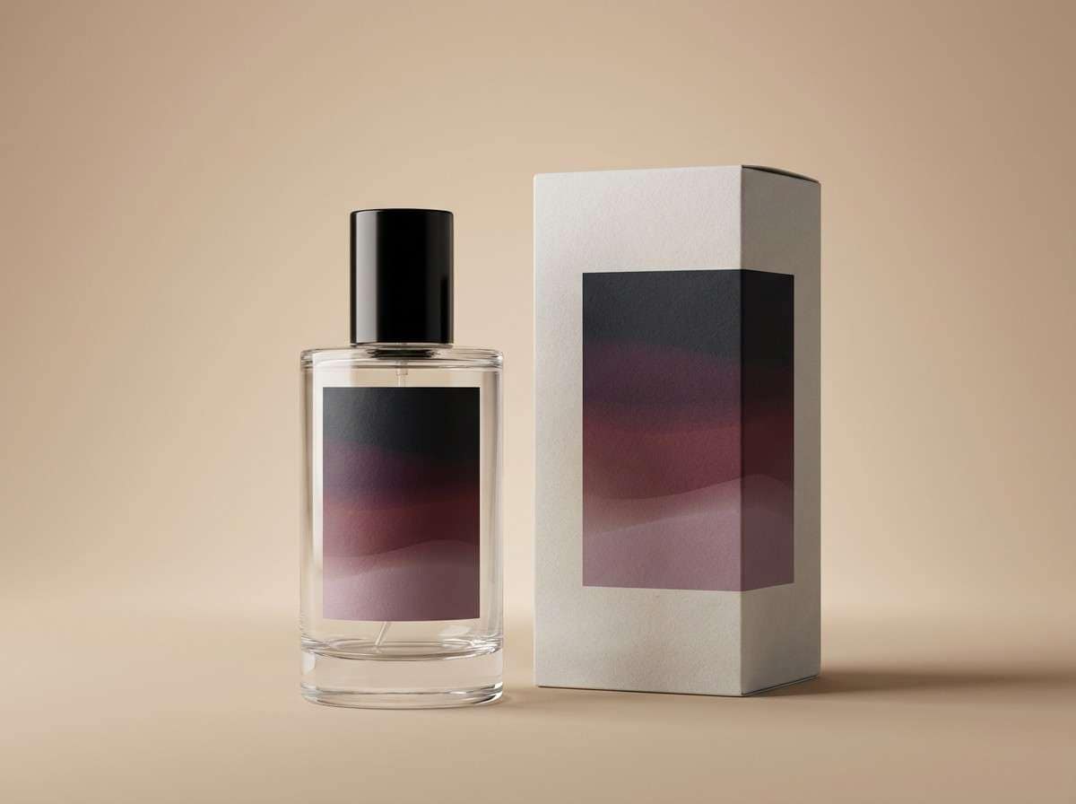luxury perfume packaging mockup