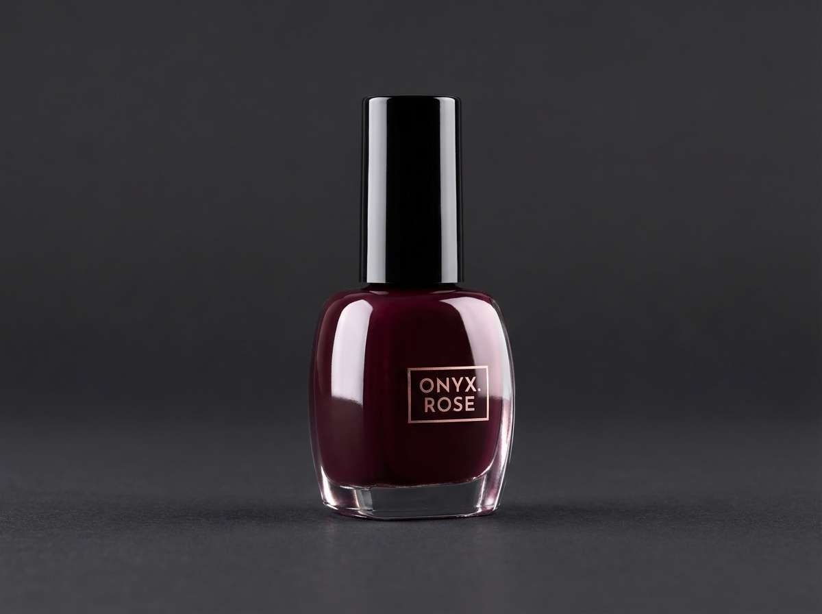 nail polish product ad