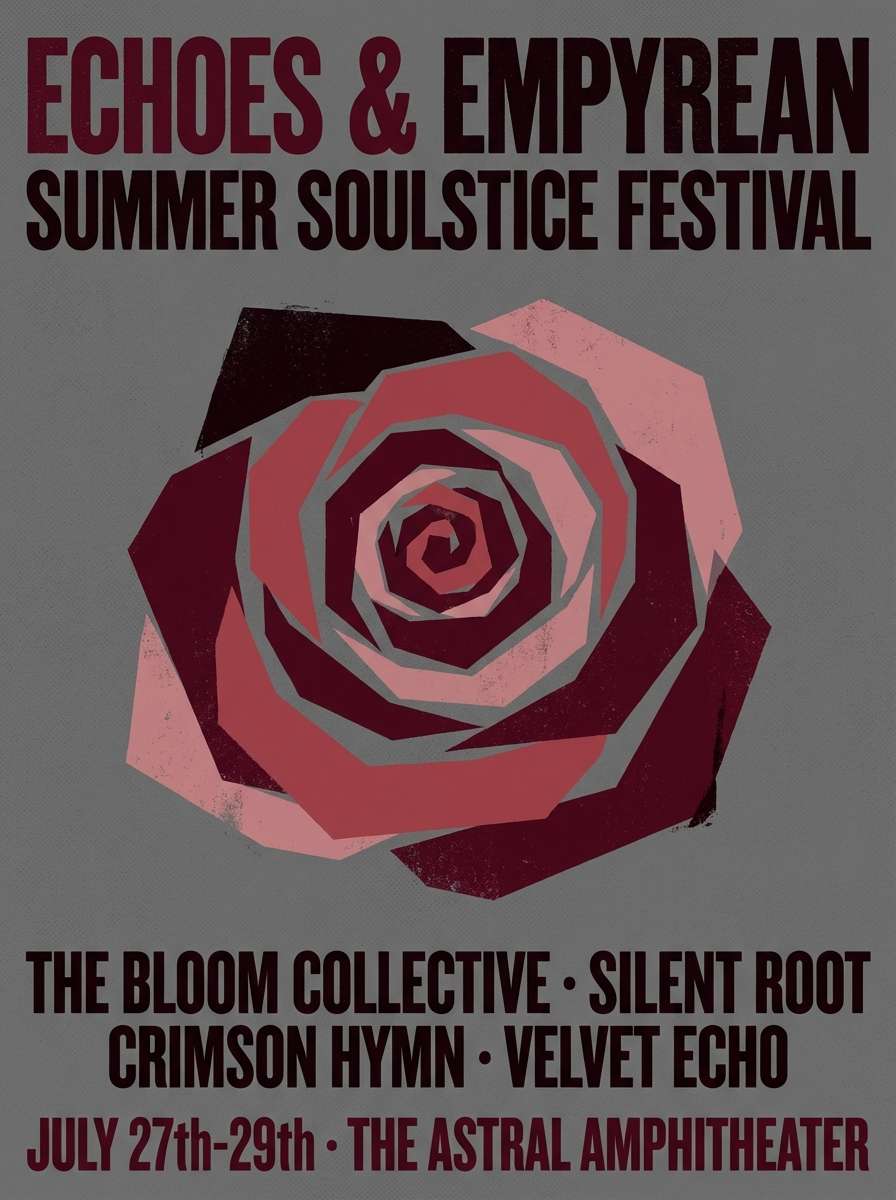 nightlife concert poster