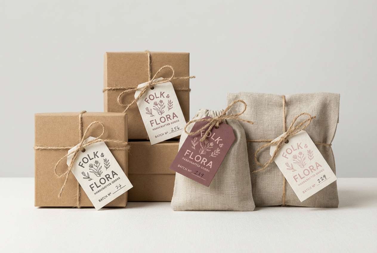 handmade packaging tag