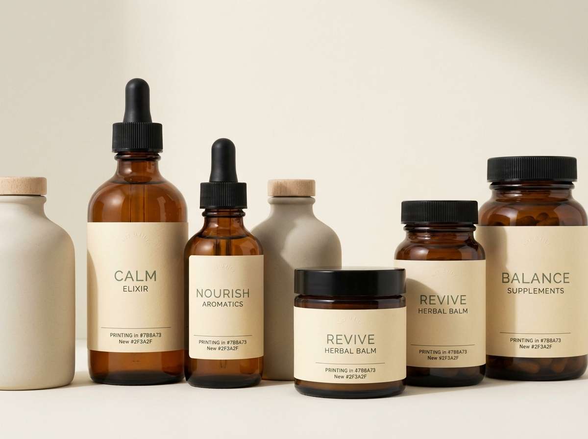 wellness packaging labels