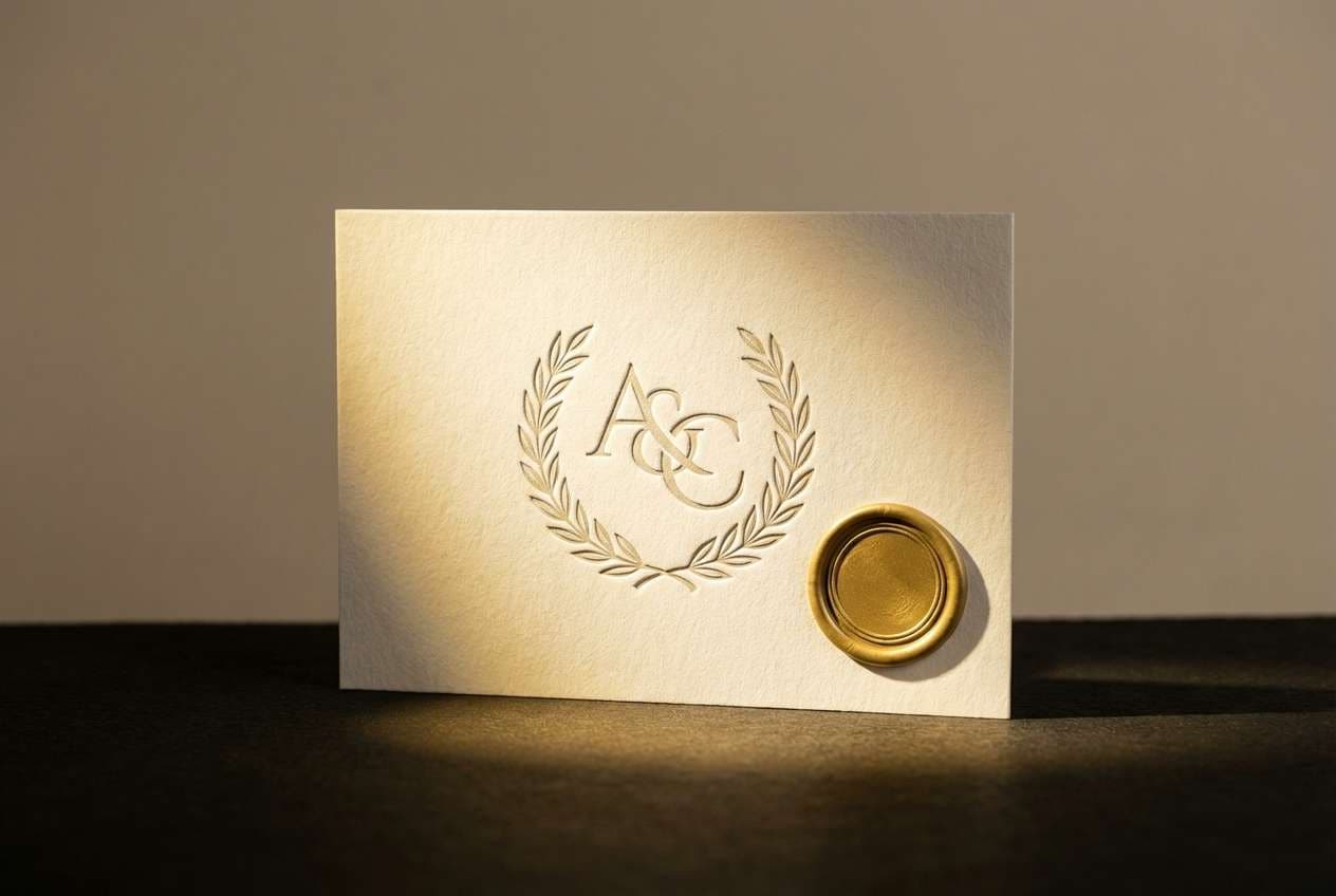 luxury seal logo mockup