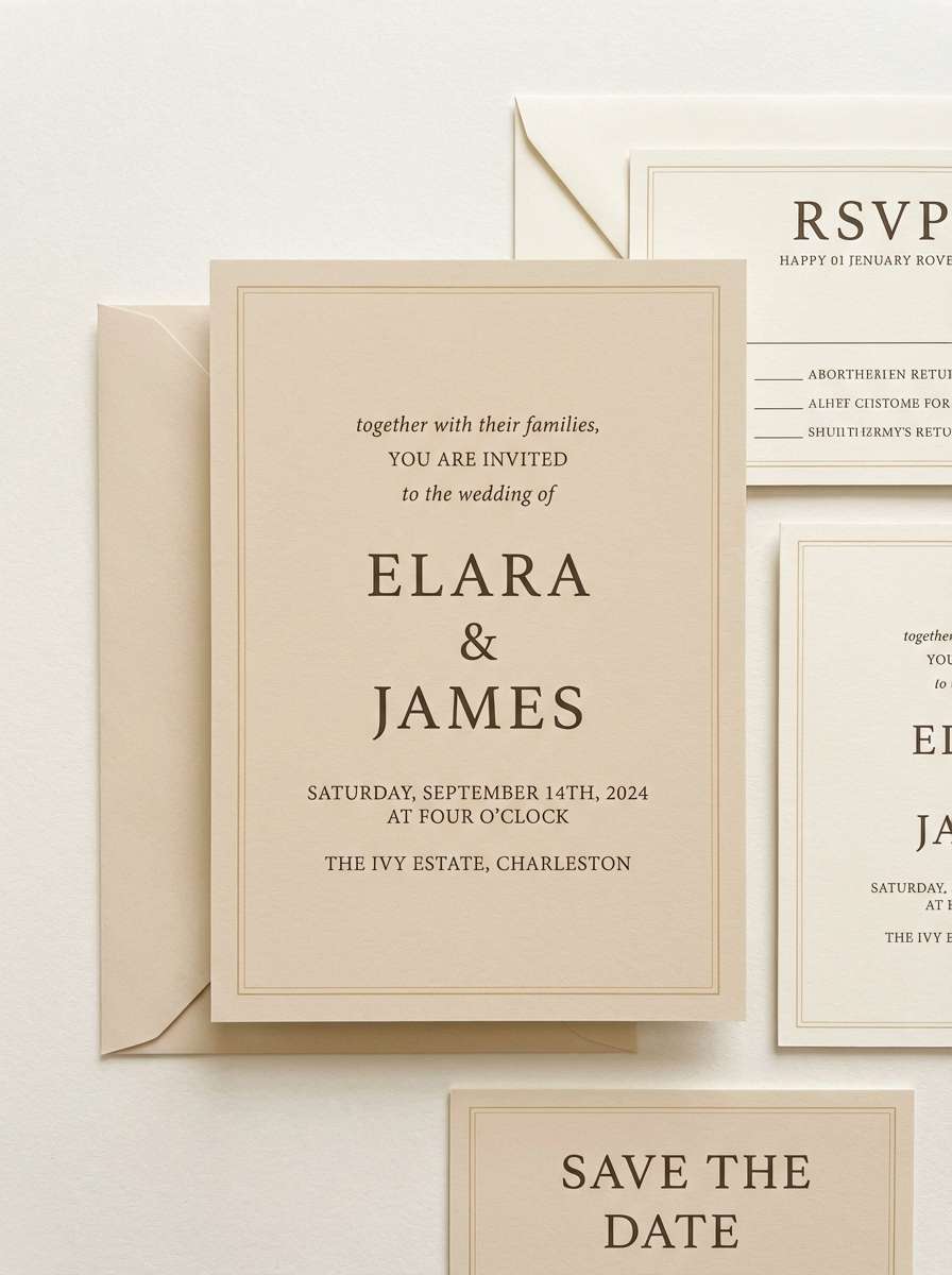 wedding invitation card design