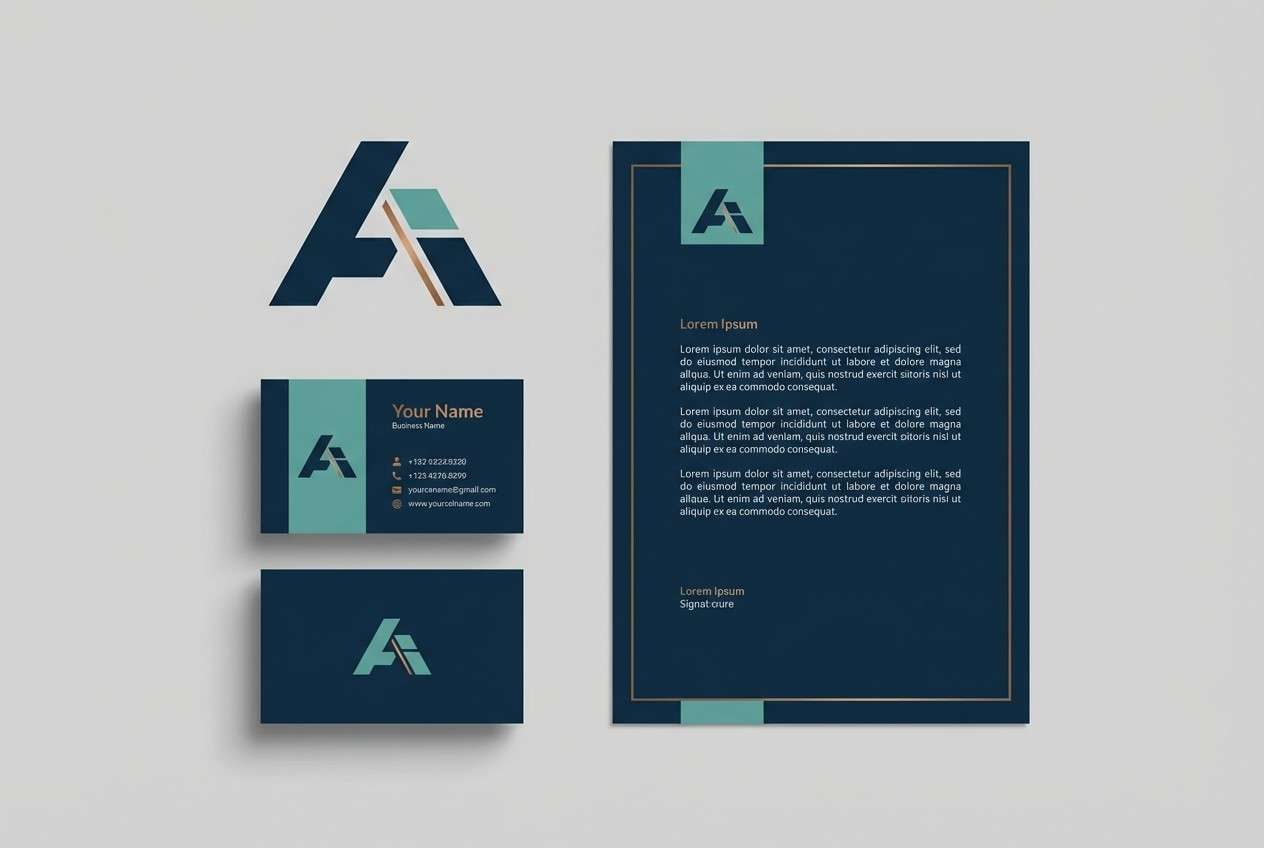 coastal brand identity board