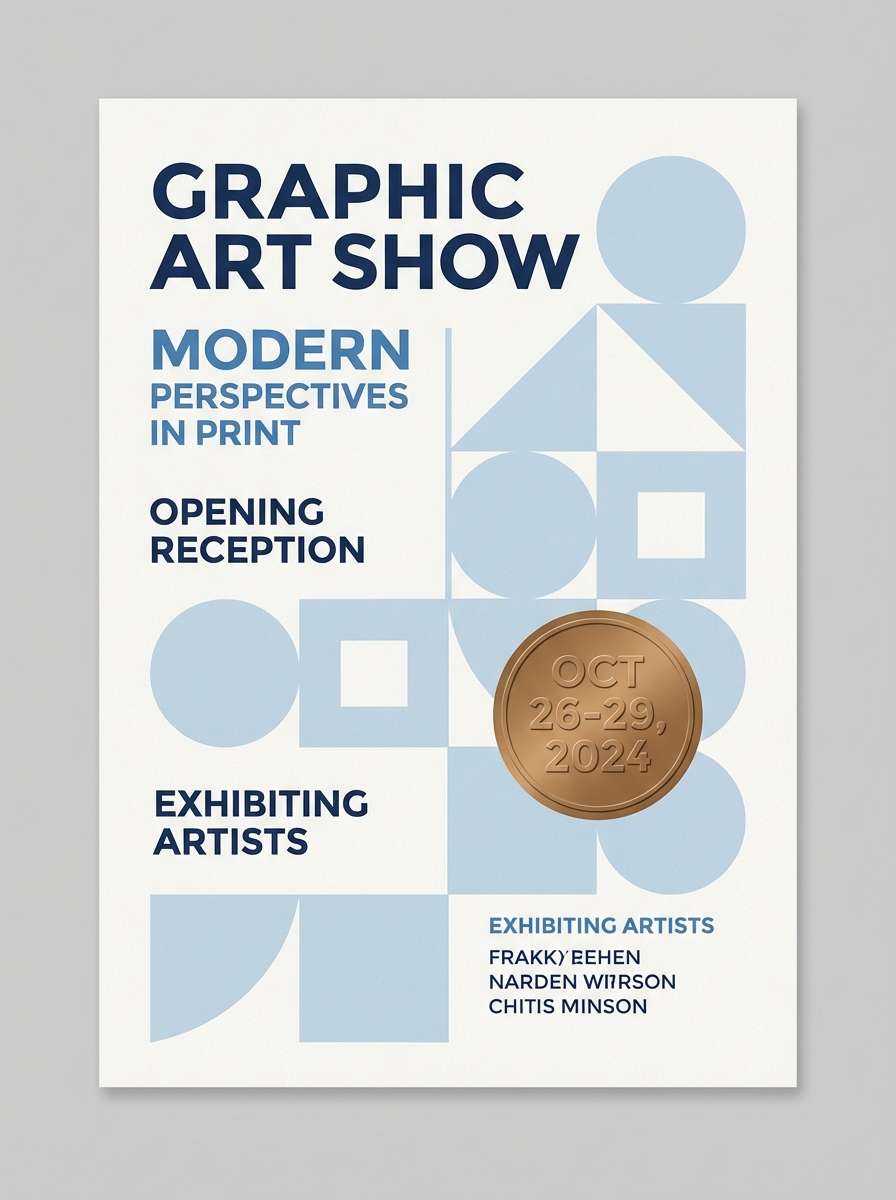 art show flyer design