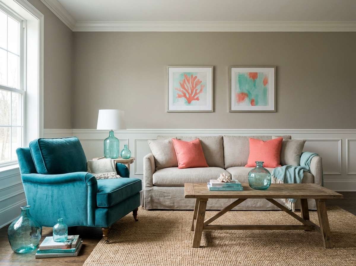 coastal living room colors