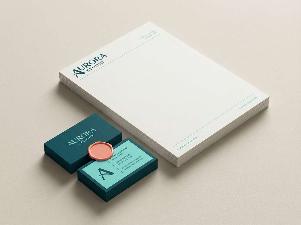 coastal stationery set