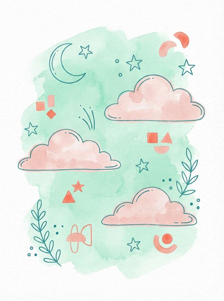 dreamy nursery wall art