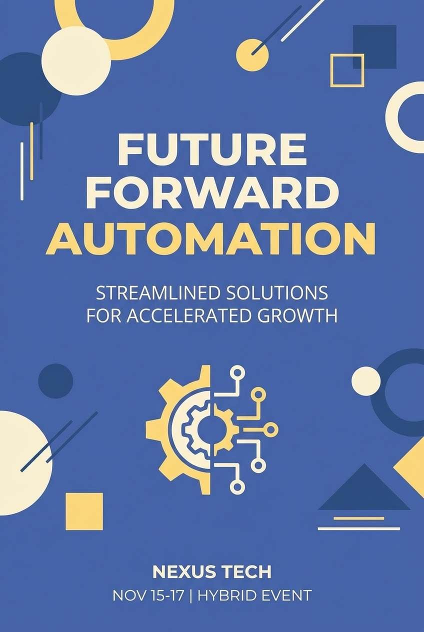 startup promo poster