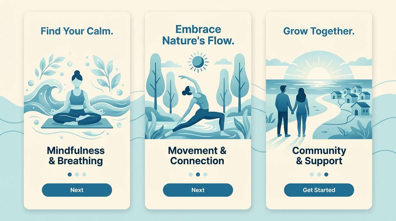 wellness onboarding ui
