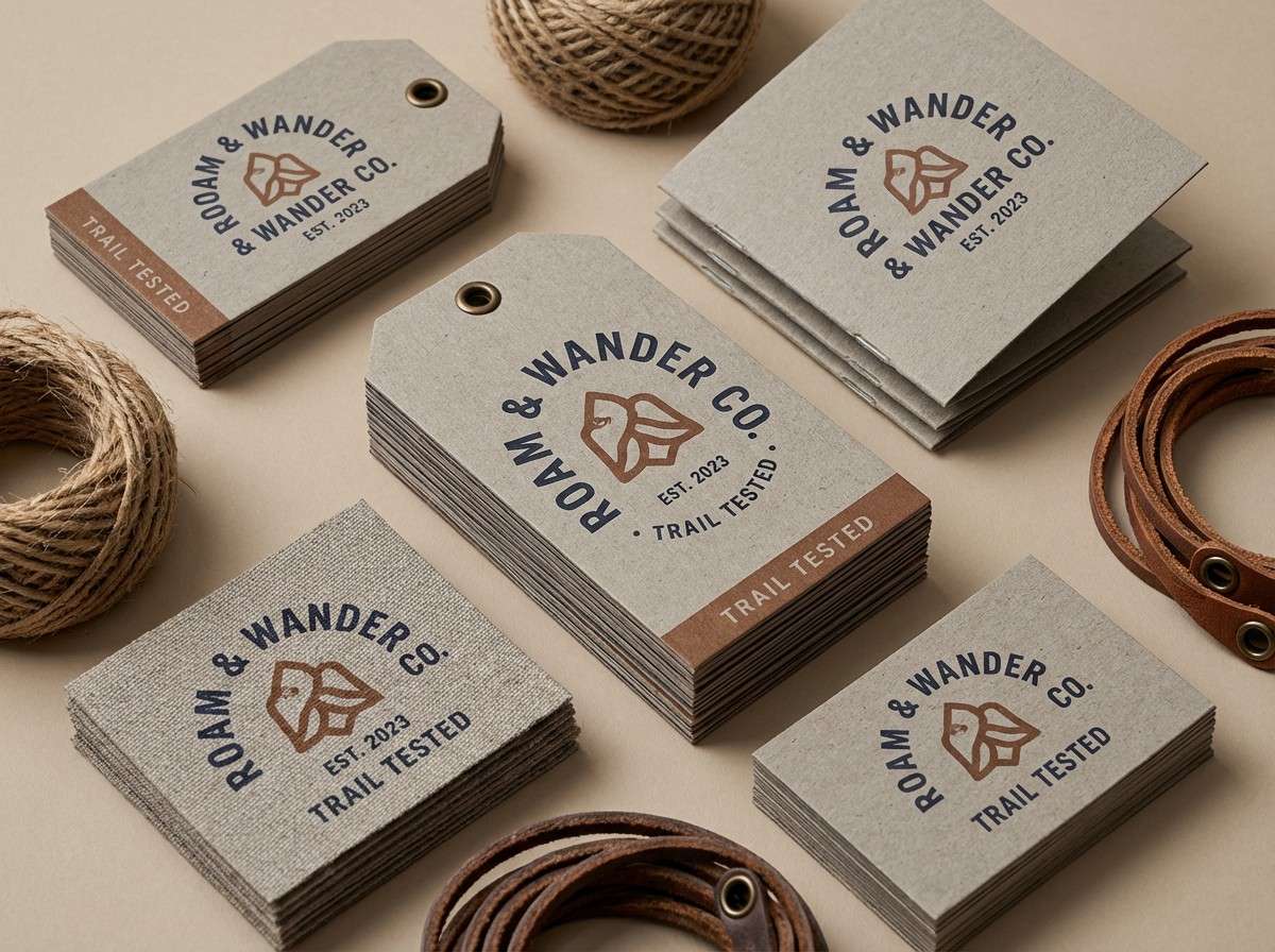 outdoor brand hang tags