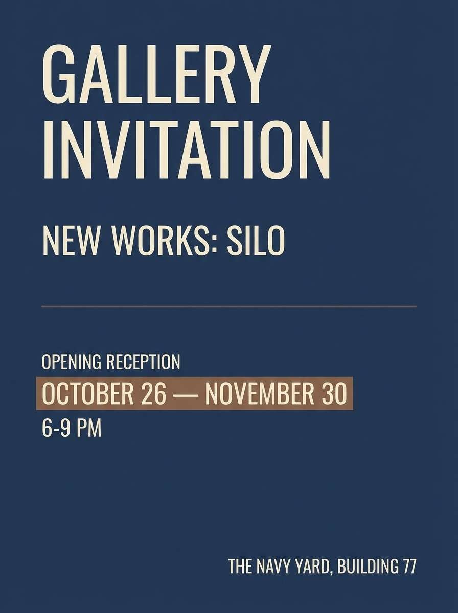 gallery invitation poster