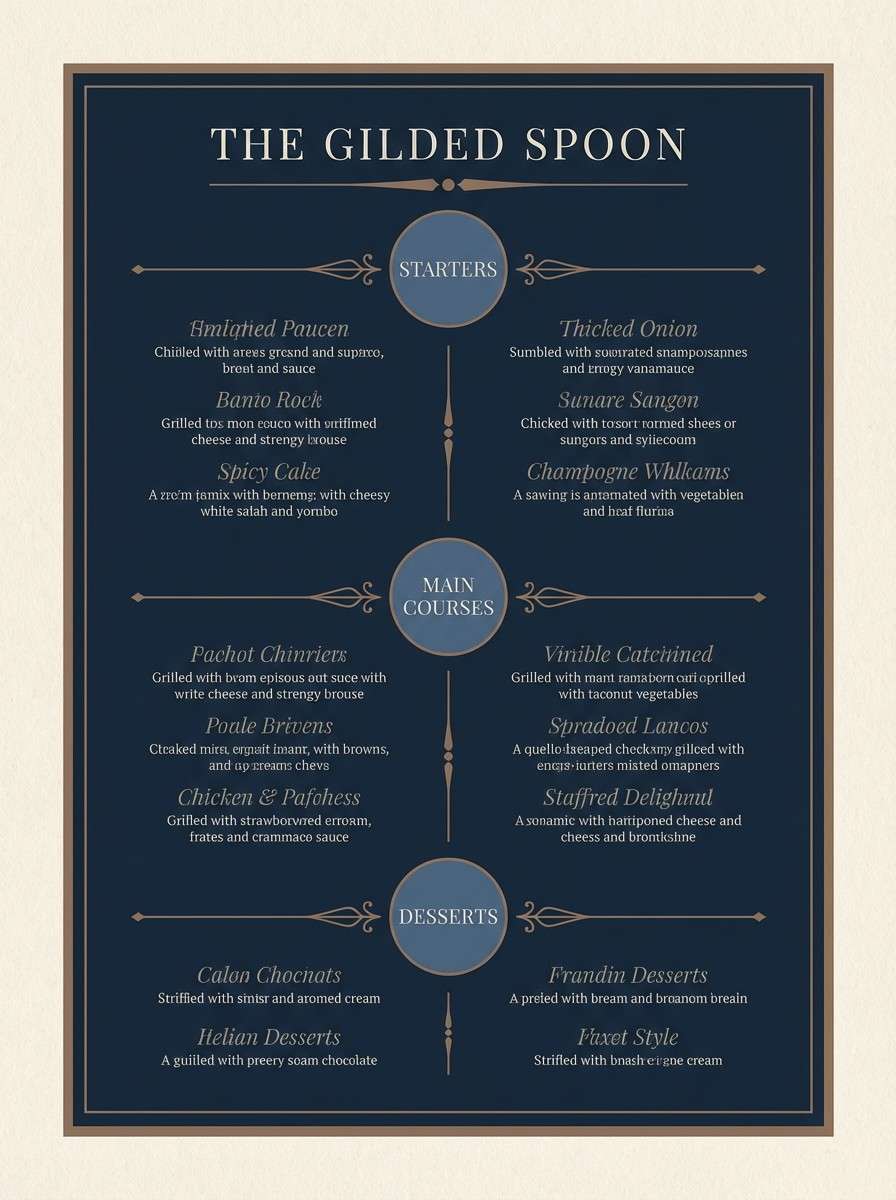 cocktail menu design