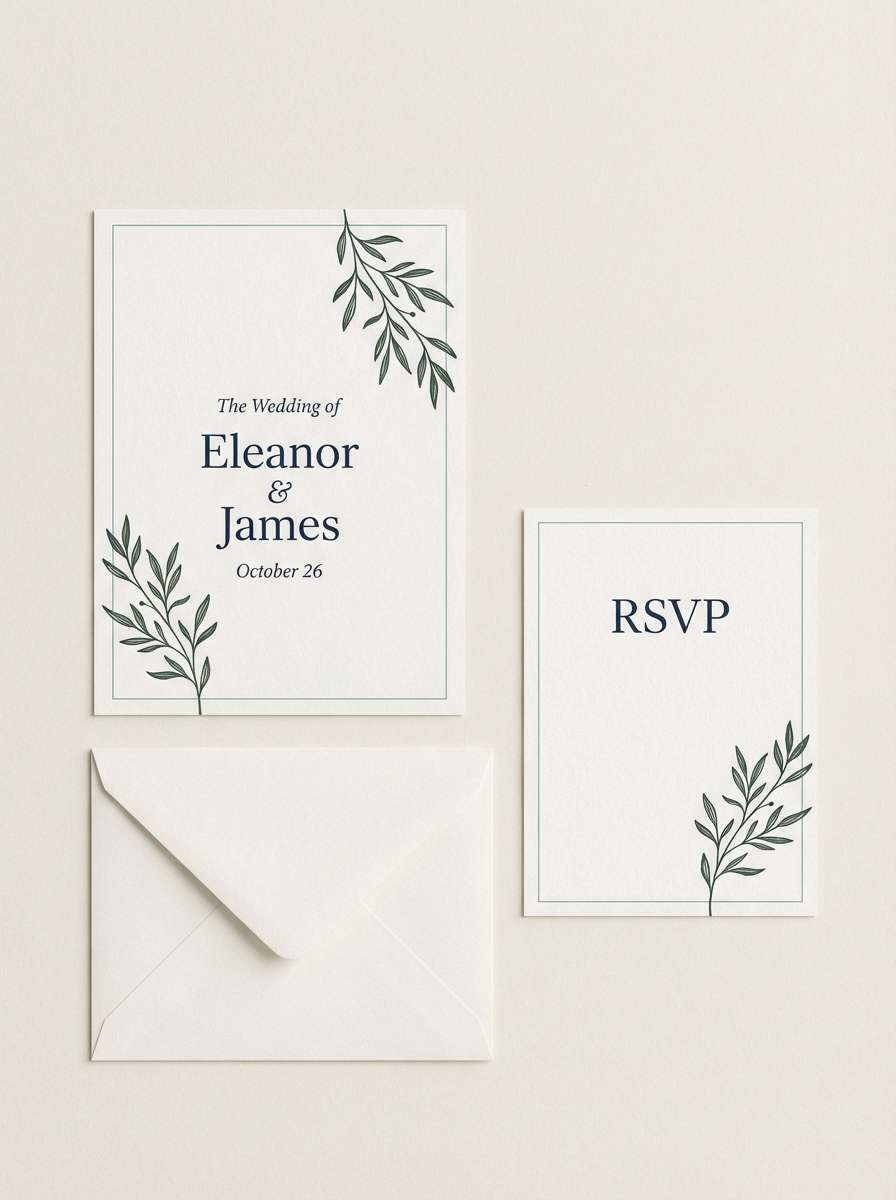 wedding invitation suite