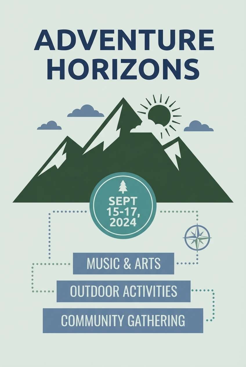 outdoor event poster