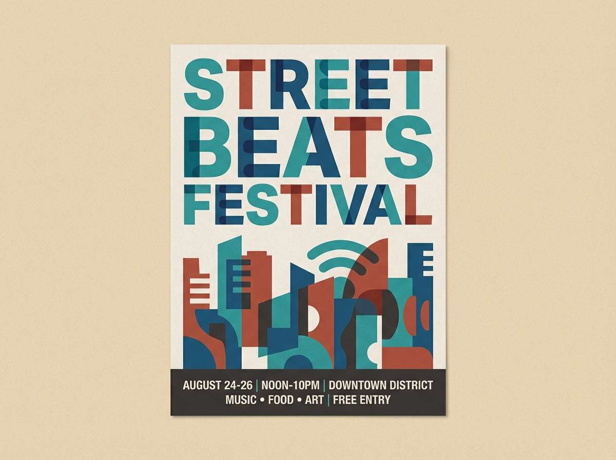street festival flyer