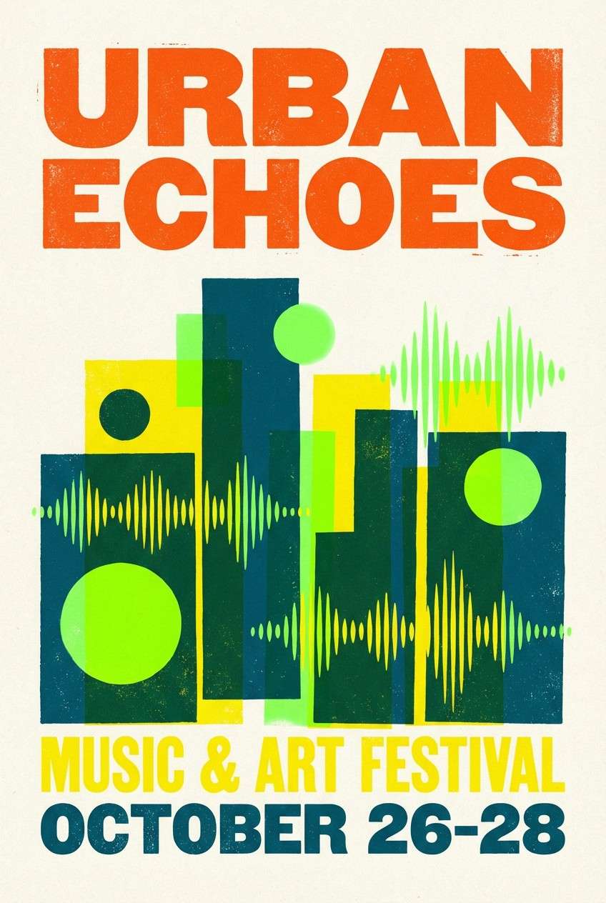 screenprint summer poster