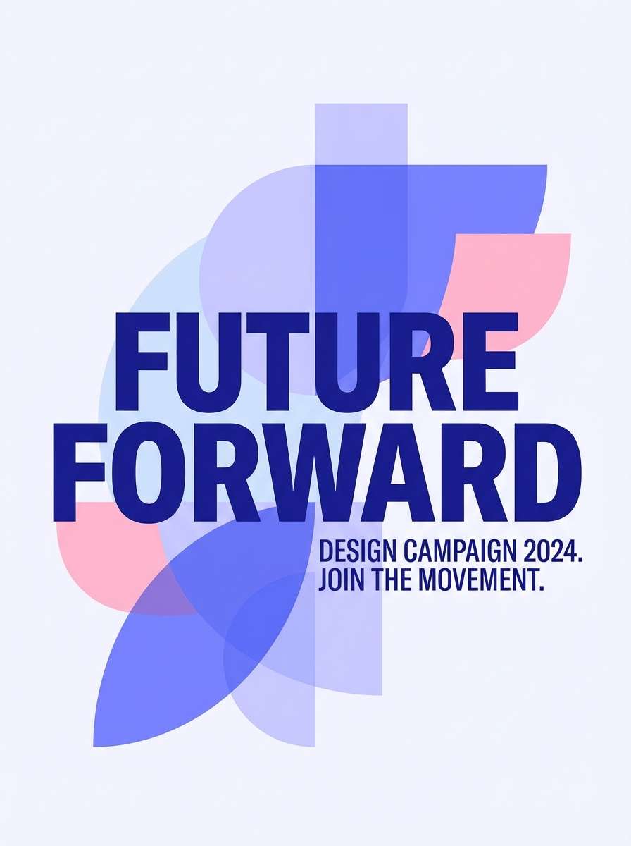 modern lavender poster