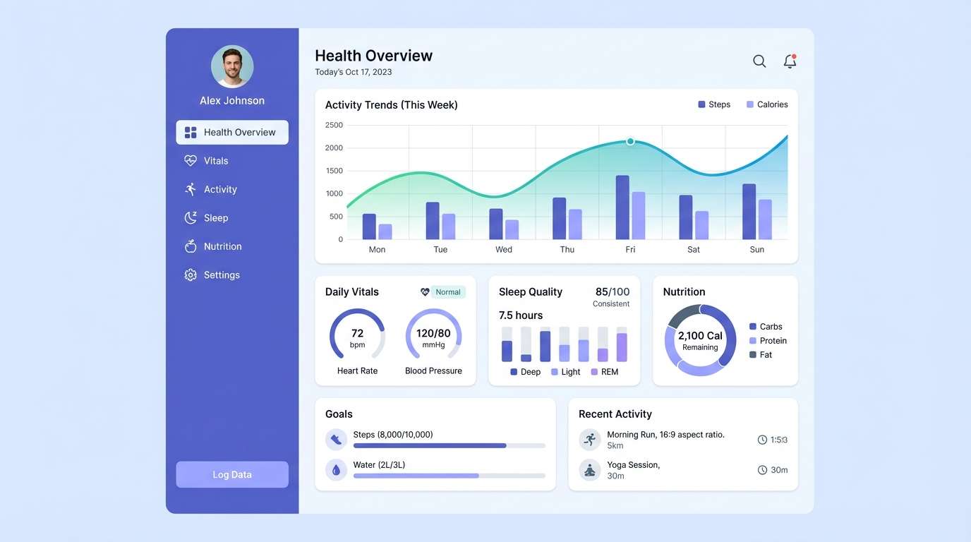 icy health dashboard