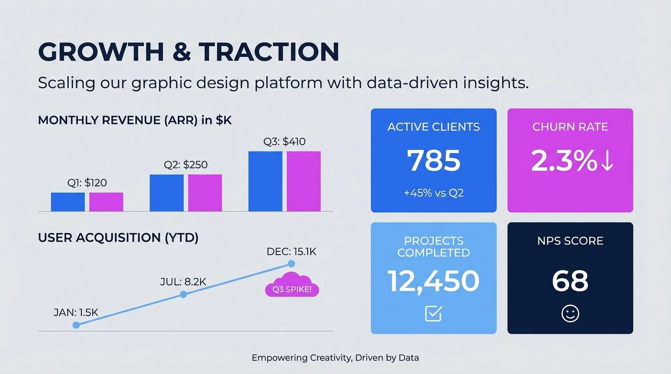 pitch deck kpi slide