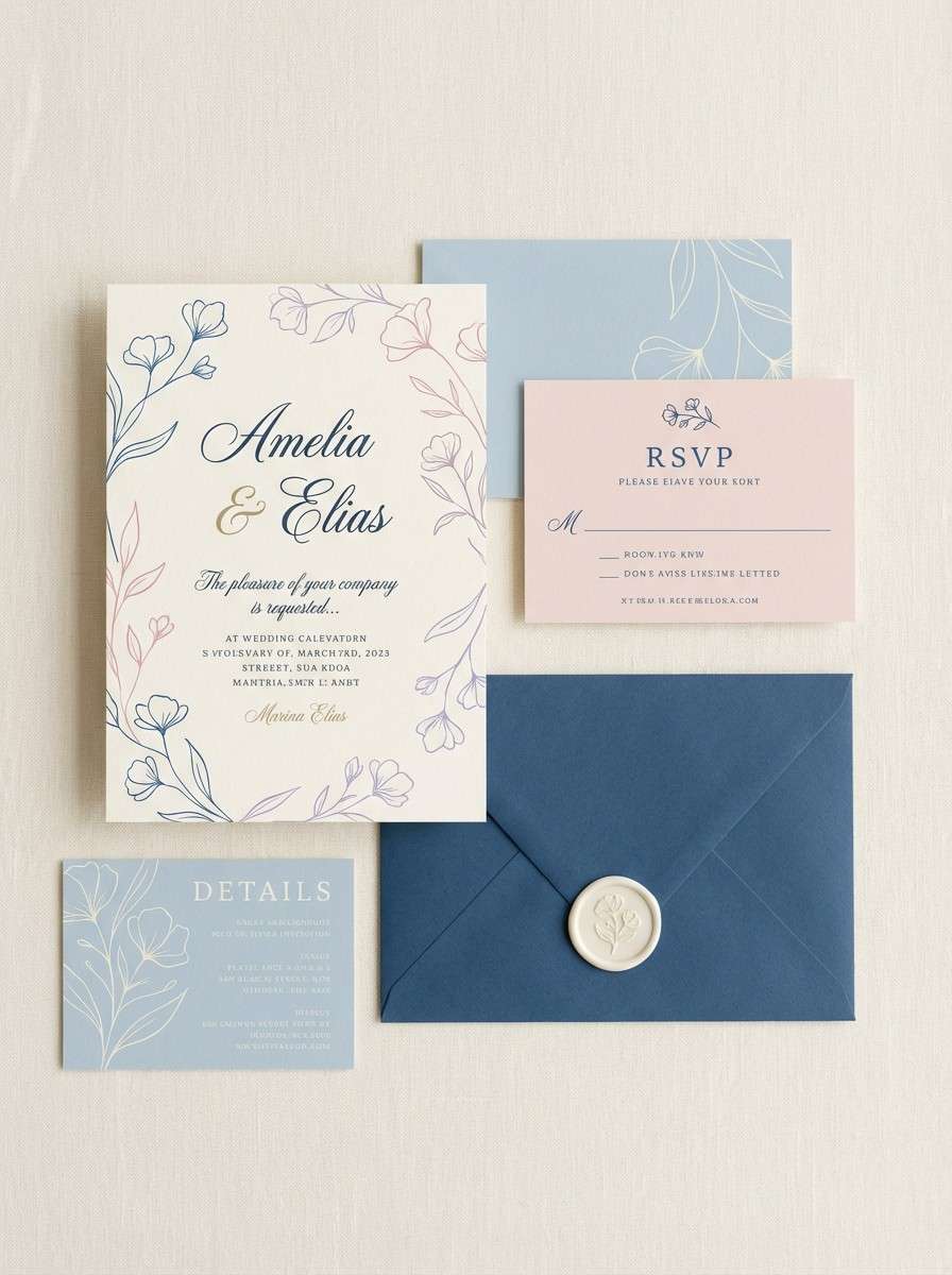 wedding invitation suite