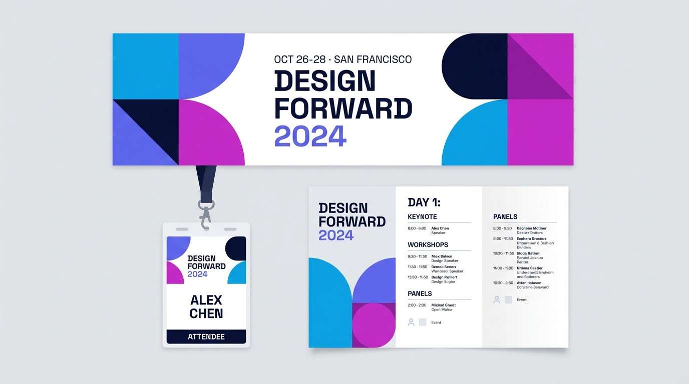 conference branding set