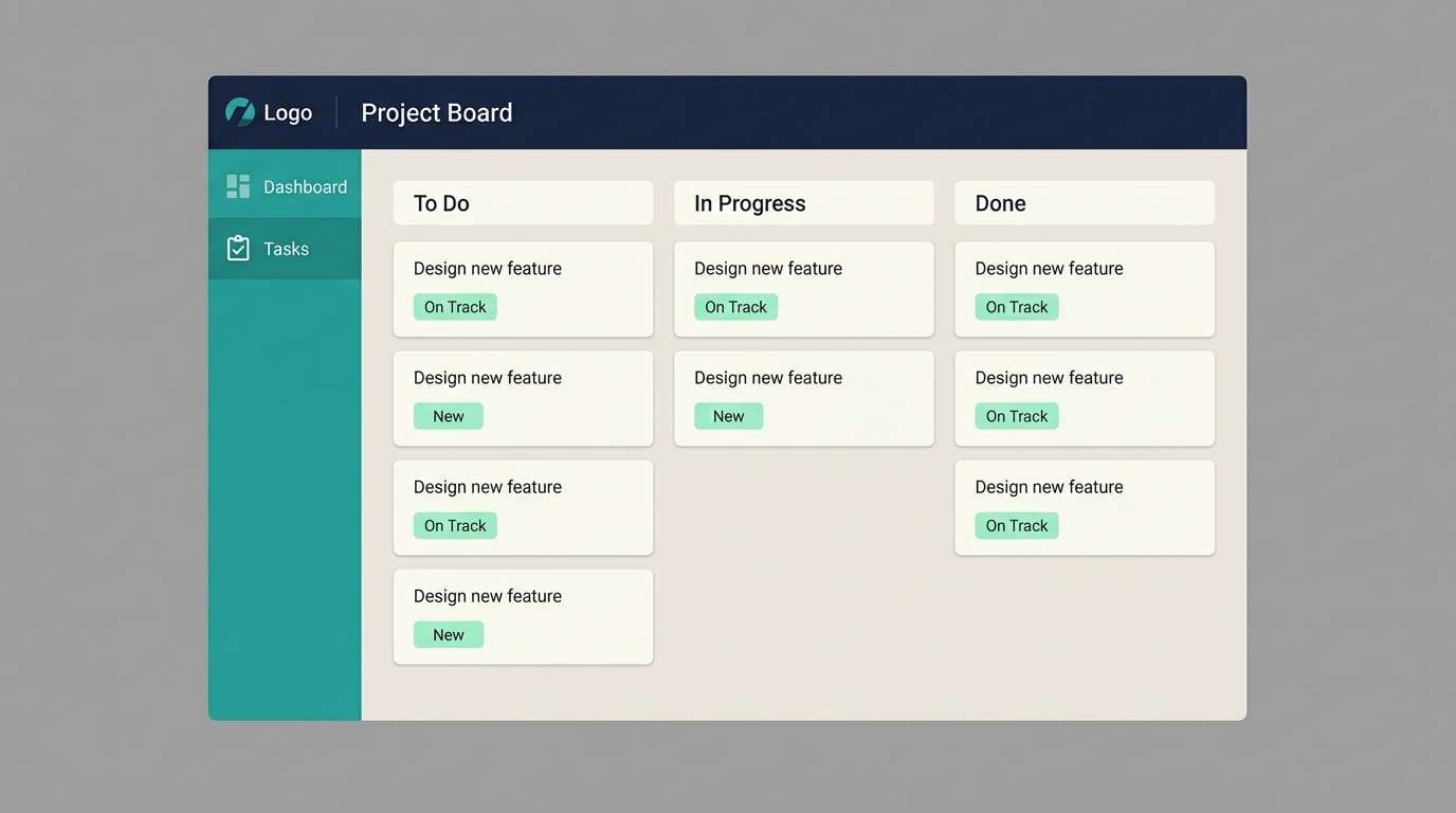project ui in navy mint