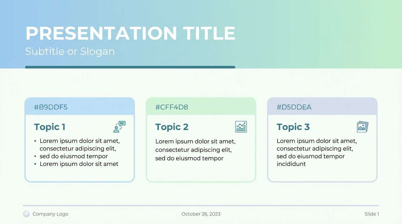 presentation slide template