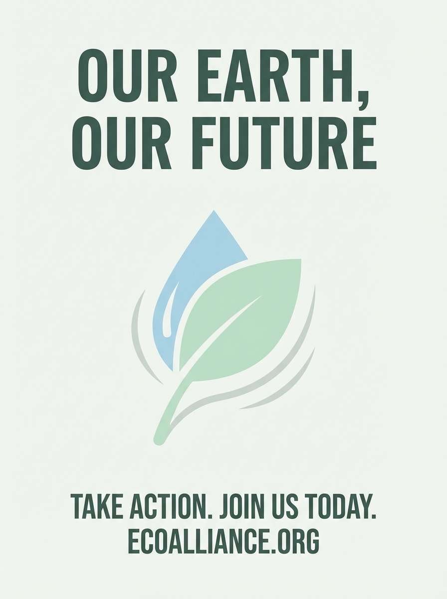 eco nonprofit poster